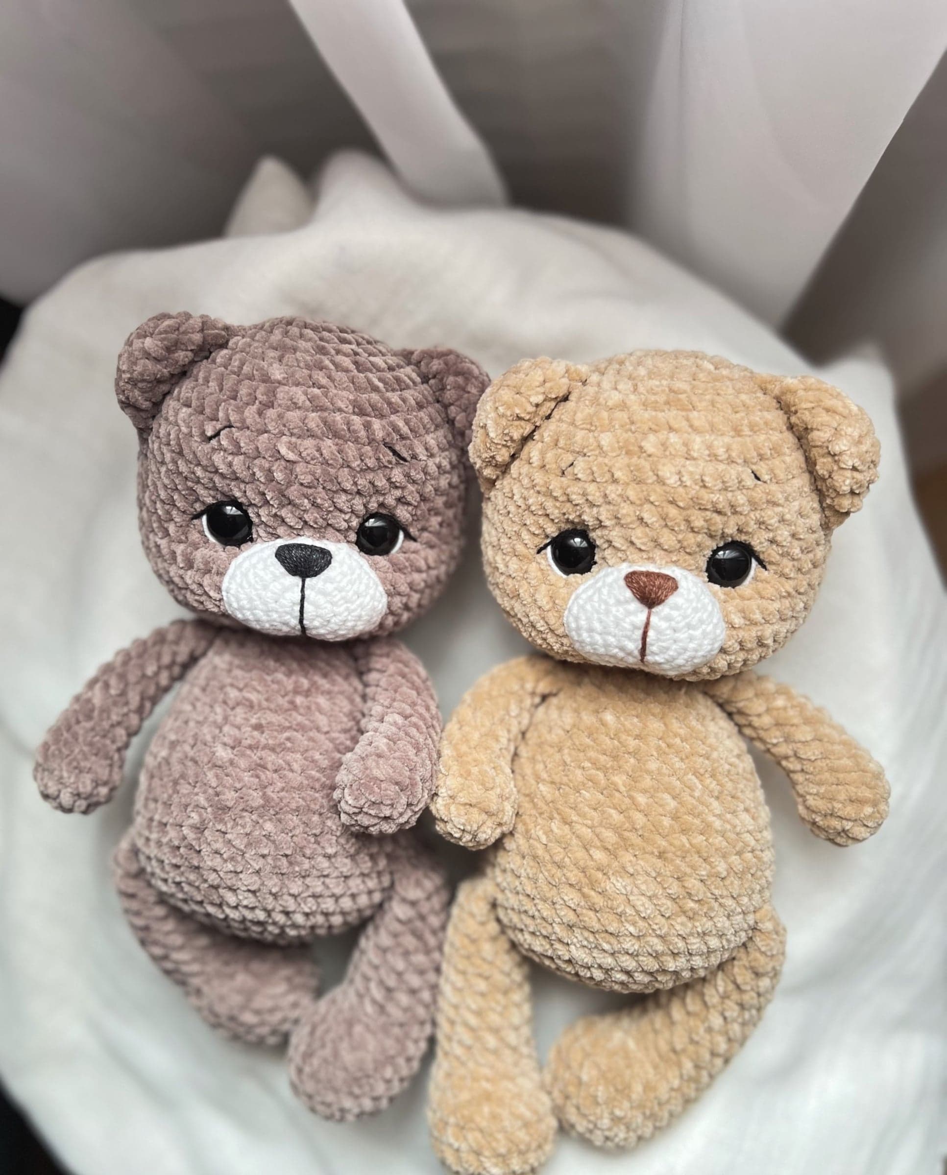 Вязаная игрушка "Медведь"